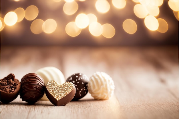 Chocolat romantique pour la Saint-Valentin