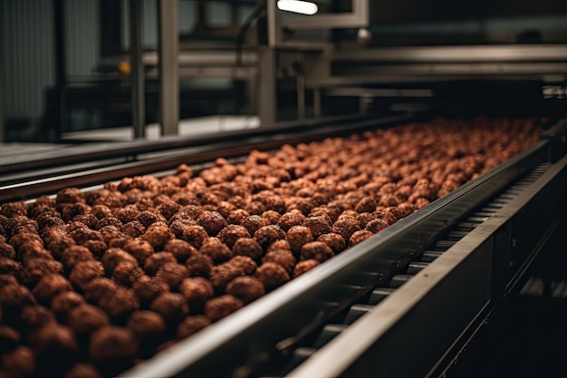 chocolats fabriqués dans une usine aux États-Unis
