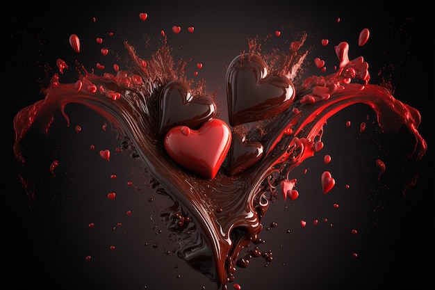 Chocolats Saint Valentin