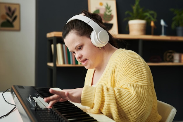 Choisir les effets audio sur le synthétiseur