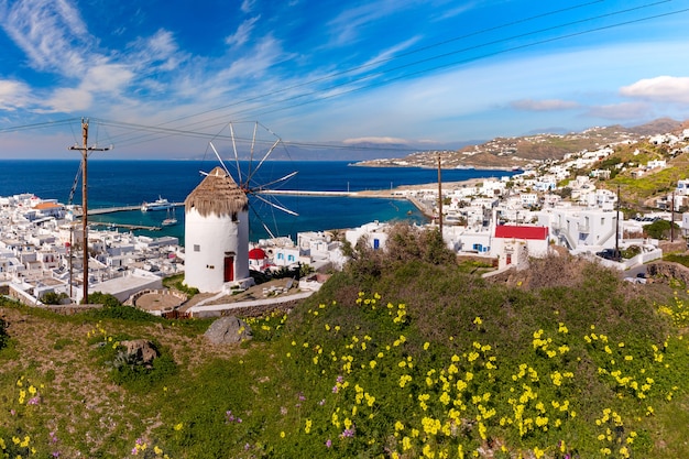 Chora sur l'île de Mykonos, Grèce