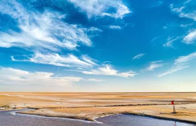 Chott el Djerid, un lac salé endoréique en Tunisie