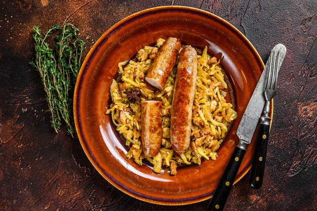 Chou Bigos cuit à la viande