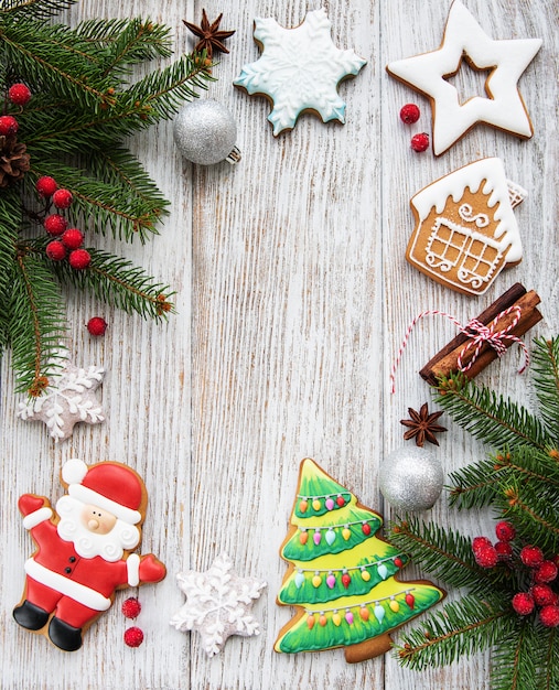 Chrisas décoration avec des cookies