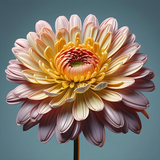 Photo chrysanthème chrysanthème spp style minimaliste hyper réaliste hyper détaillé