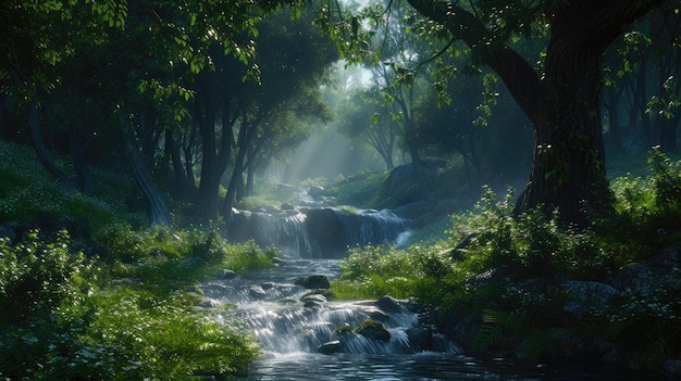 Les chuchotements de la nature magique La retraite enchantée