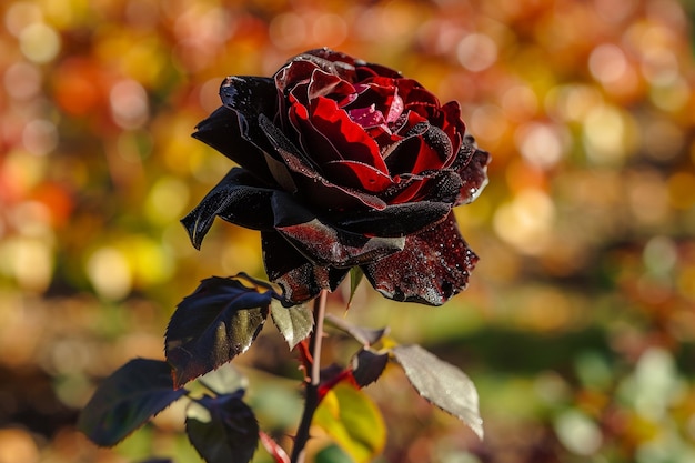 Les chuchotements de la rose de velours photo