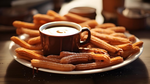 Photo churros croquants