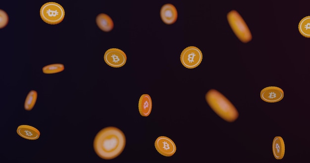 Photo chute de bitcoins