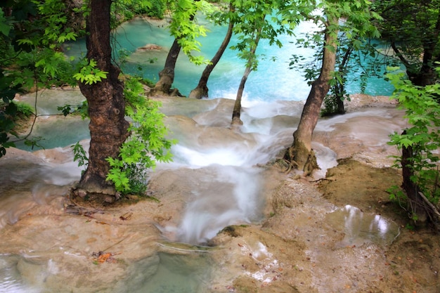 Chute d&#39;eau en forêt