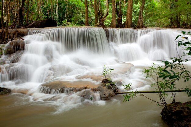 Chute d&#39;eau tropicale en Thaïlande