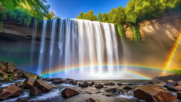 Les chutes de l'arc-en-ciel