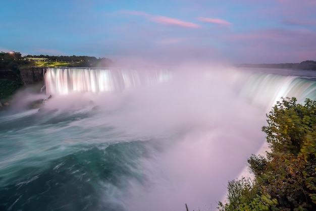 Chutes du Niagara entre le Canada et les États-Unis d'Amérique