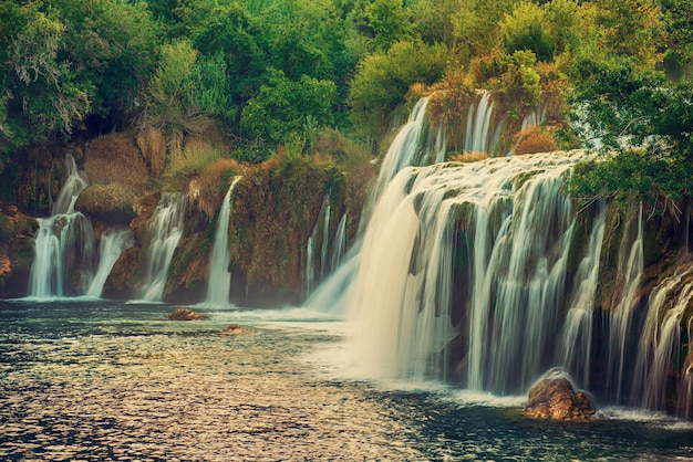 Chutes d'eau à Krka