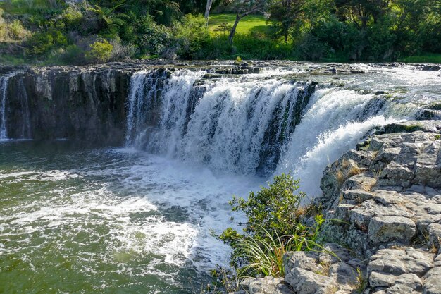 Les chutes d'Haruru en Nouvelle-Zélande