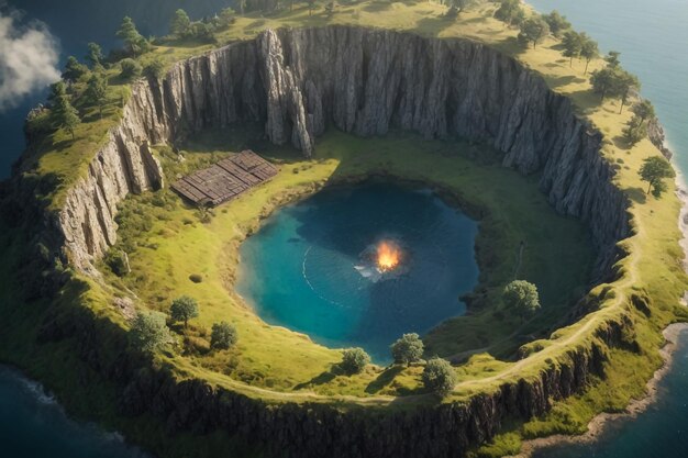 Les chutes de Palouse créent un grand bol dans le sud-est de l'État de Washington.