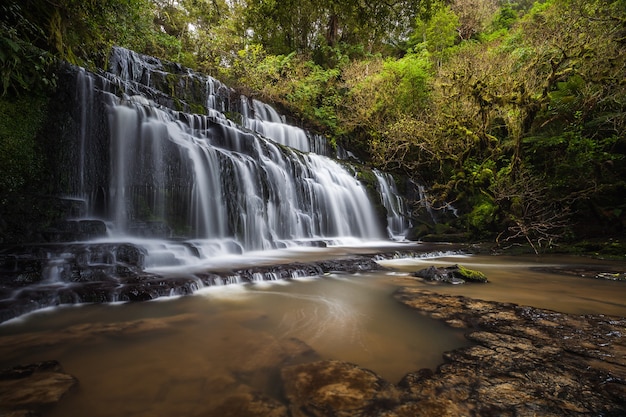 Chutes Purakanui Catlins Otago Nouvelle Zélande