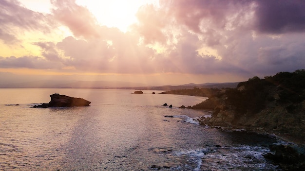 Chypre beau lever de soleil