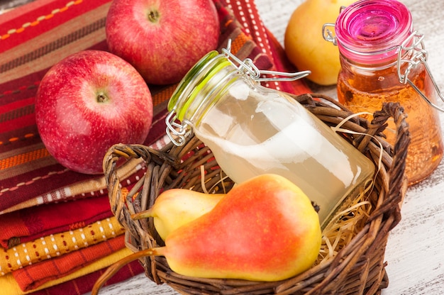 Cidre et fruits maison