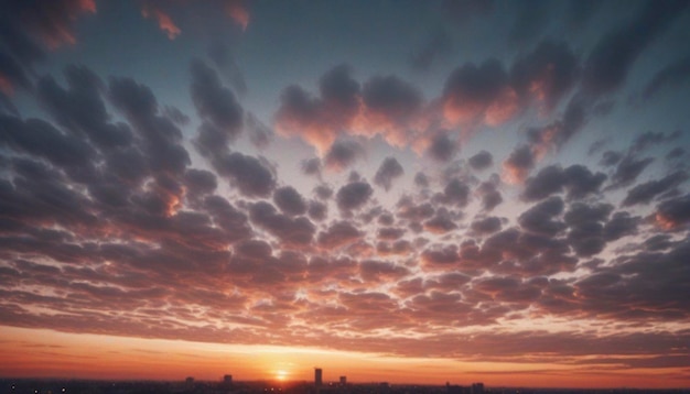 Le ciel au coucher du soleil