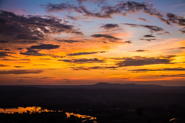 Le ciel au crépuscule