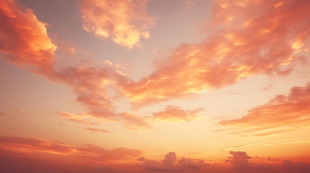 le ciel au dessus de la plage