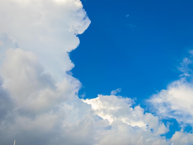 Ciel bleu avec de beaux nuages