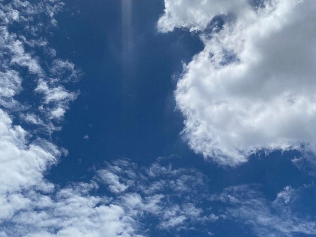 Ciel bleu avec cloudscape