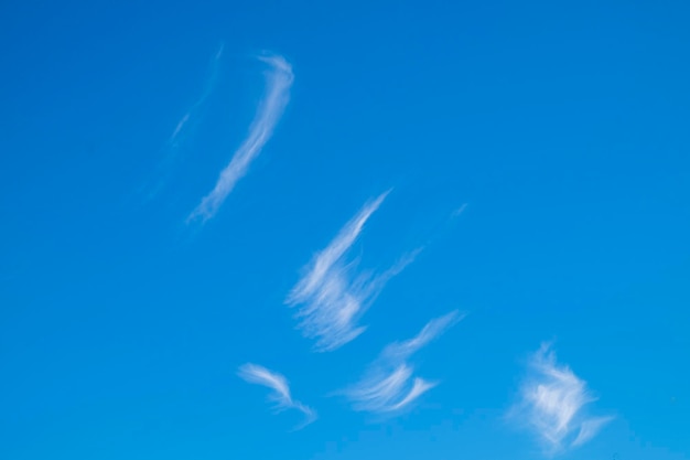 Ciel bleu d'été nuage lumière dégradé fond blanc beauté clair nuageux au soleil calme lumineux wi