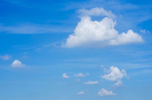 Ciel bleu, fond à motifs, flou