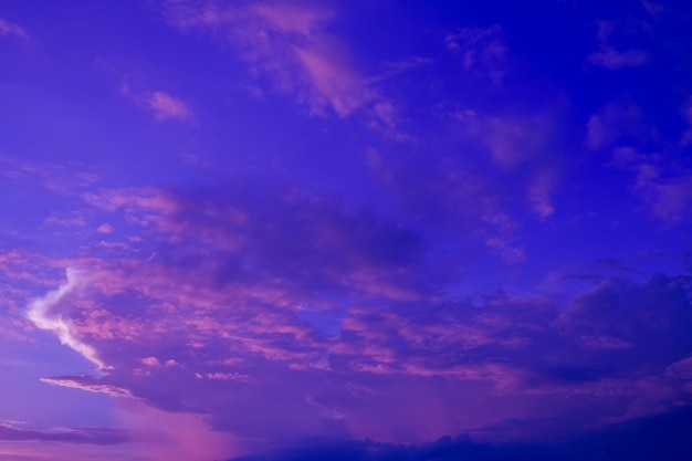 ciel bleu avec fond de nuages, heure d'été, beau ciel