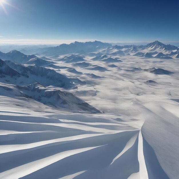 Un ciel bleu avec des lignes blanches.