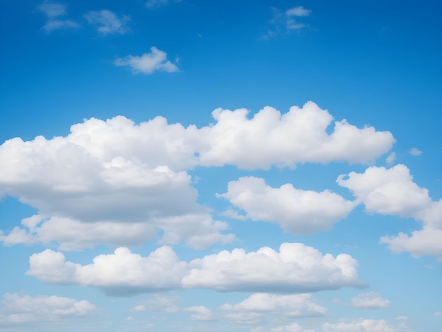 Photo ciel bleu avec des nuages en arrière-plan