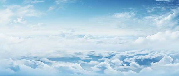 Photo le ciel bleu avec des nuages blancs en arrière-plan dans le style de croix douces