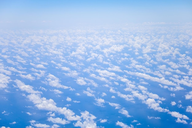 Un ciel bleu avec des nuages dedans