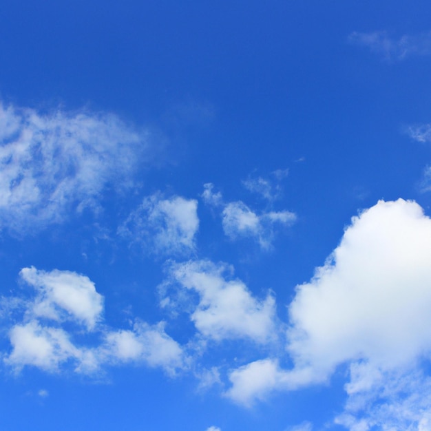 Un ciel bleu avec des nuages dedans