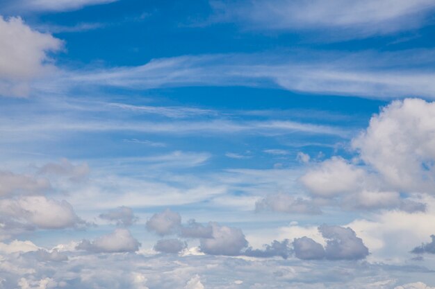 Ciel bleu avec des nuages