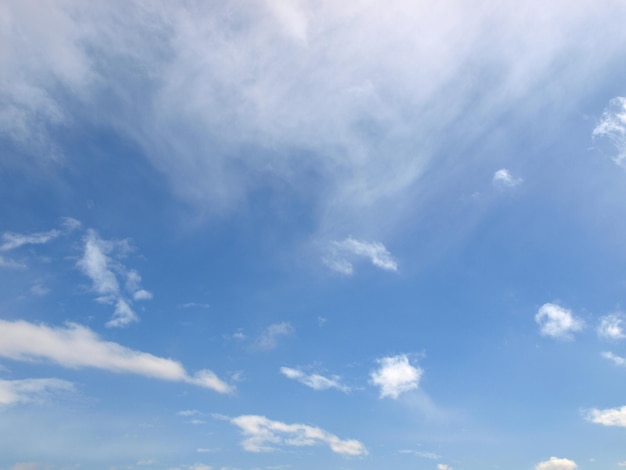 Ciel bleu avec des nuages