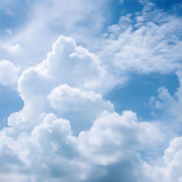 Un ciel bleu avec des nuages