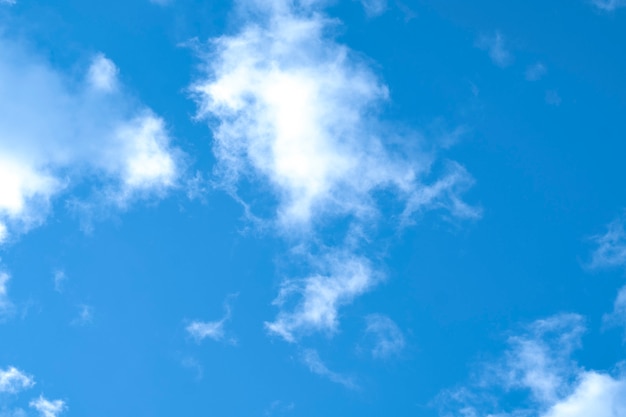 Ciel bleu avec nuages