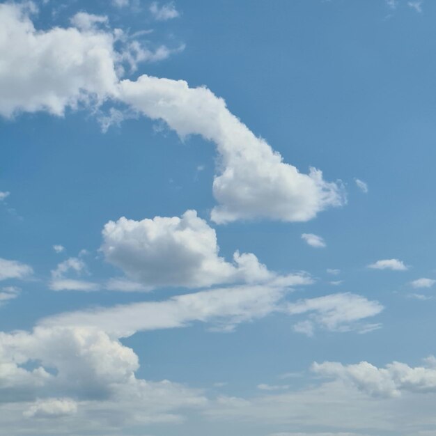 Un ciel bleu avec des nuages