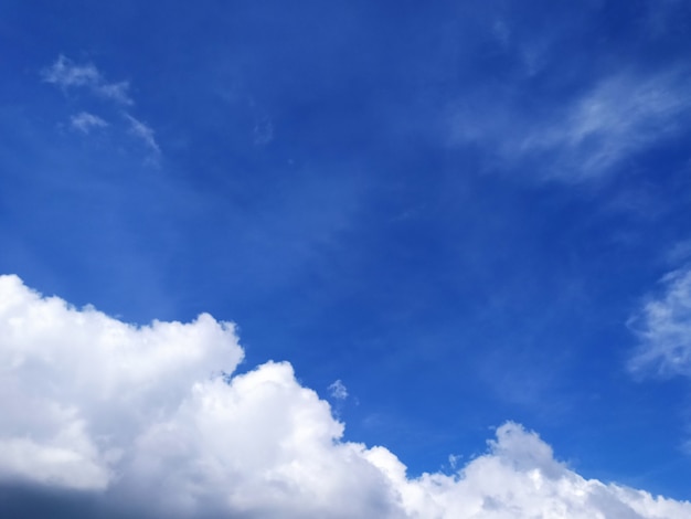 Ciel bleu avec nuages