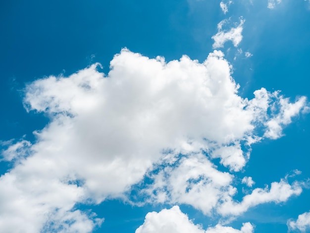 ciel bleu nuageux en journée ensoleillée.