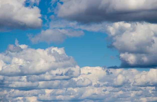 Ciel céleste avec des nuages