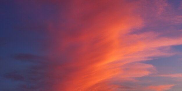 Ciel coucher de soleil