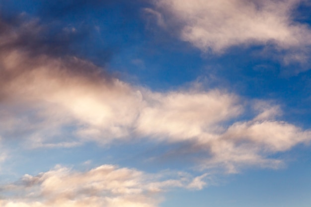 ciel avec fond de nuages