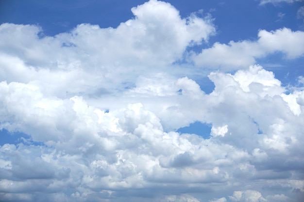 Ciel lumineux et beaux nuages