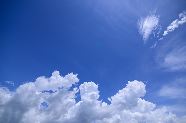 Ciel et nuages pendant la journée