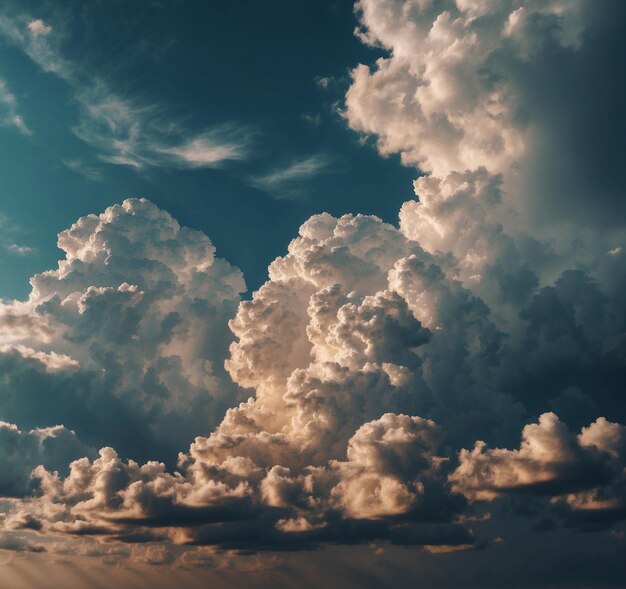 un ciel avec des nuages qui a le mot nuage sur lui