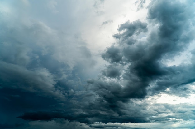 ciel d&#39;orage ciel nuages ​​de pluie